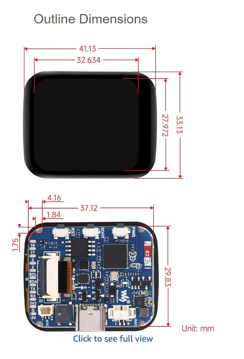 Round ESP32-S3 LCD board